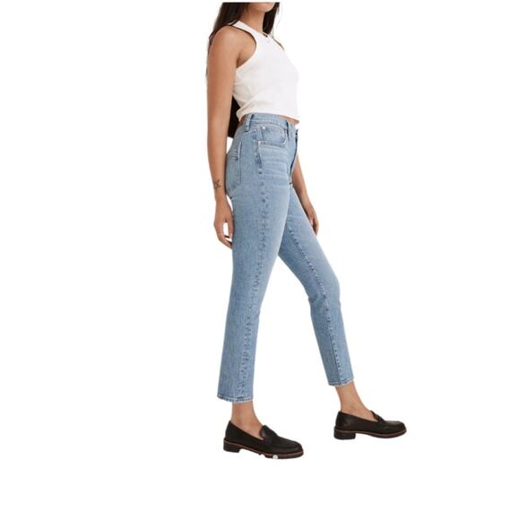 Madewell The Perfect Vintage Crop Jean in Greyton Wash Size 26 NWT - Picture 9 of 12